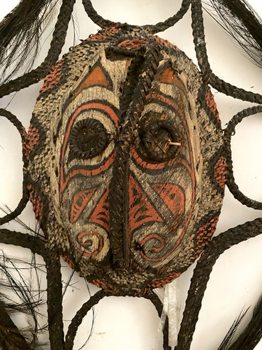 Png sepik river tribal wall - sepik,